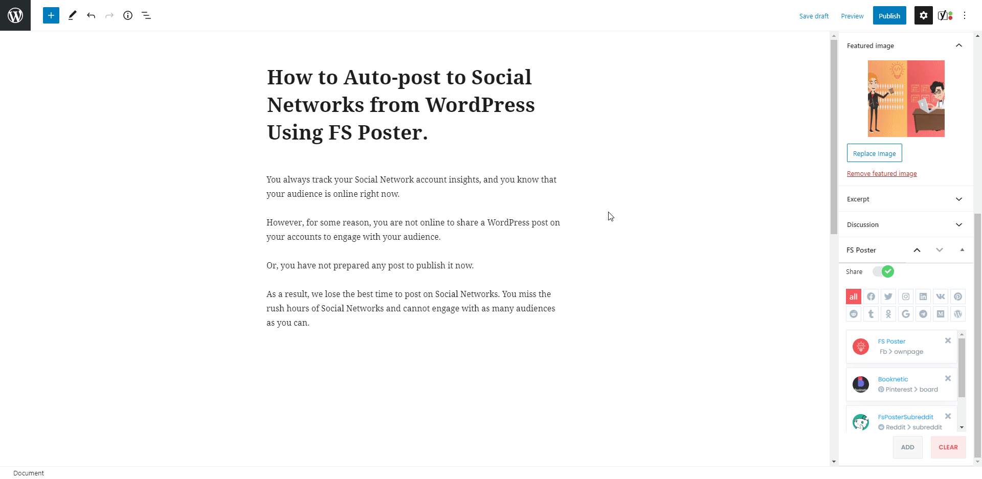 How to auto-post to Social Networks from WordPress