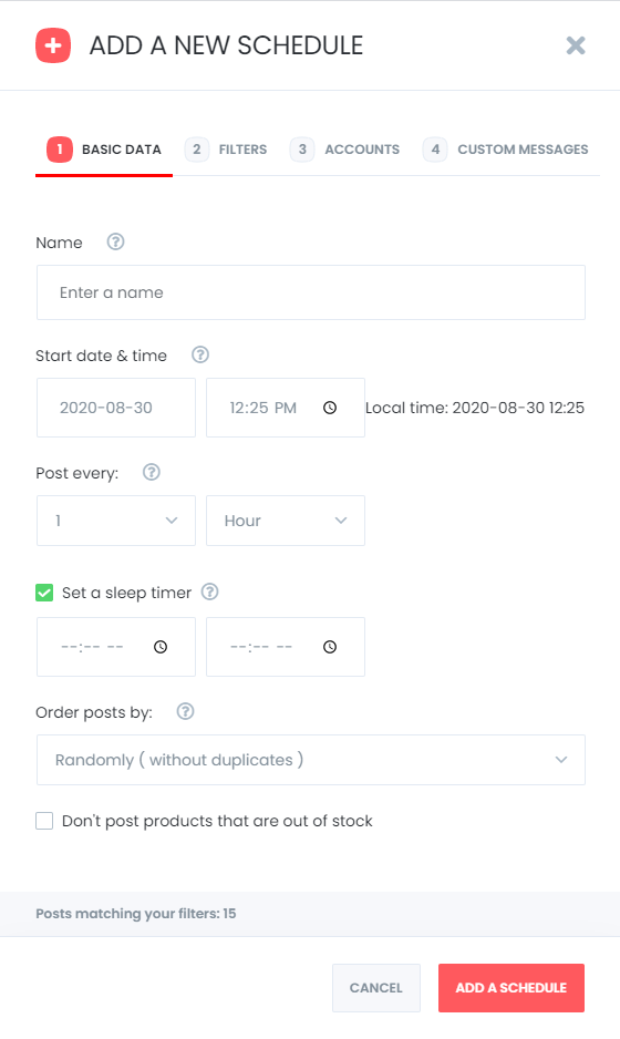 How to schedule blog posts to Social Networks from WordPress