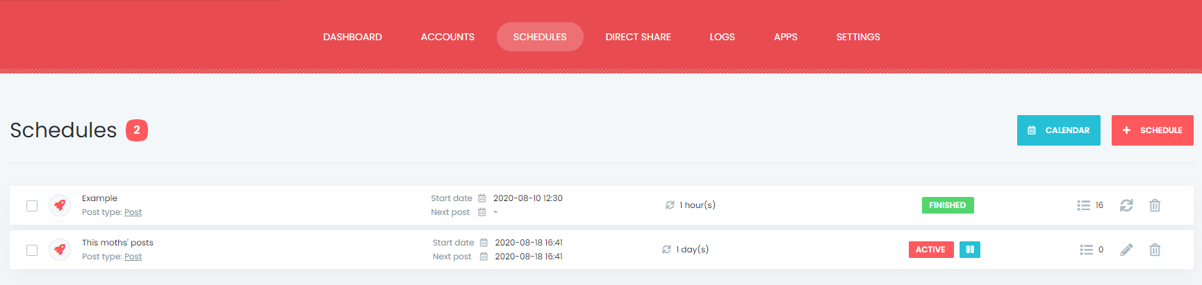 How to schedule blog posts to Social Networks from WordPress