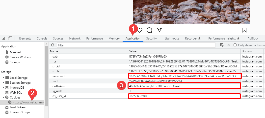 Usa il metodo Cookie per aggiungere il tuo account al plugin