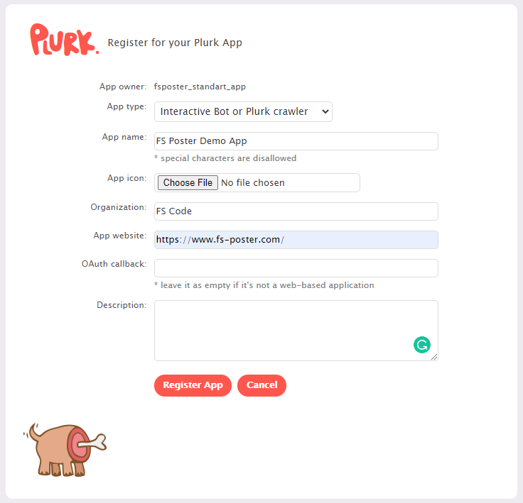 How to add a Plurk account to the Depend Post plugin