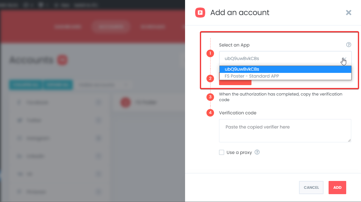 How to add a Plurk account to the Depend Post plugin
