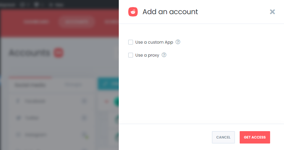 How to add a Reddit account to the Depend Post Website