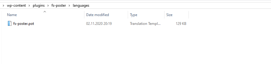 How to translate a plugin. Translating the FS poster plugin.