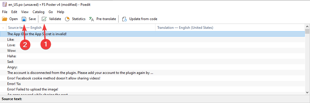 How to translate a plugin. Translating the FS poster plugin.