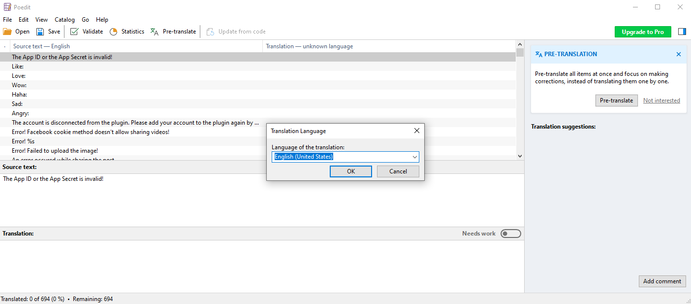 How to translate a plugin. Translating the FS poster plugin.