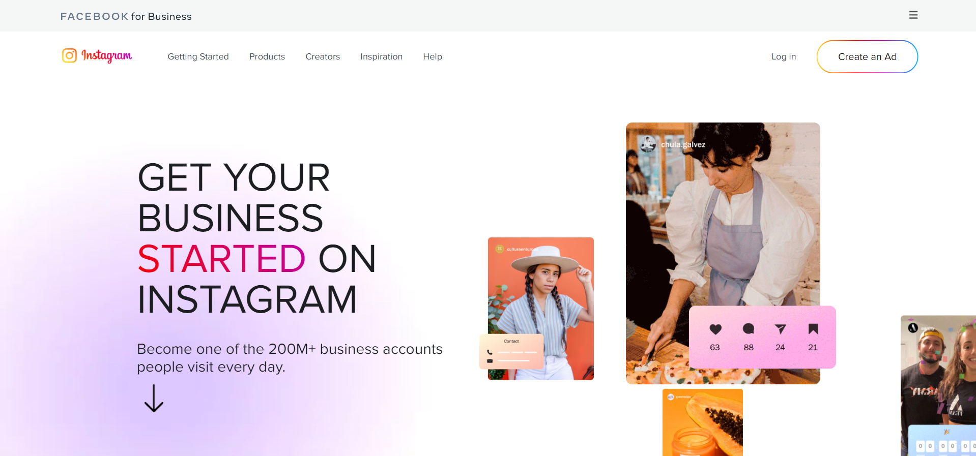 pros y contras de la cuenta comercial de Instagram