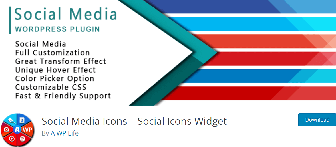 social media icons plugin