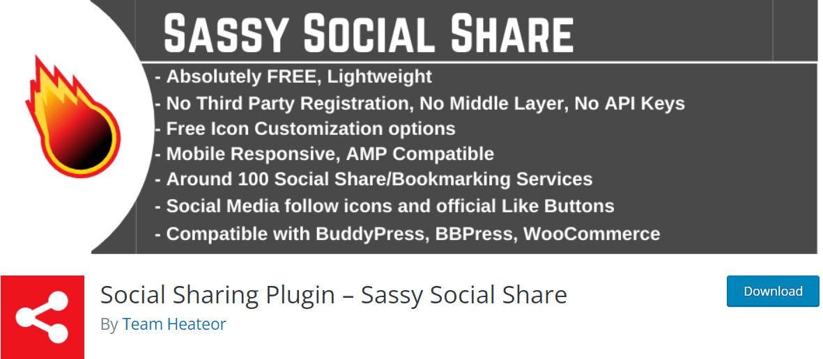 sassy social share
