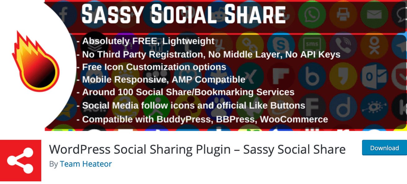 sassy social sharing