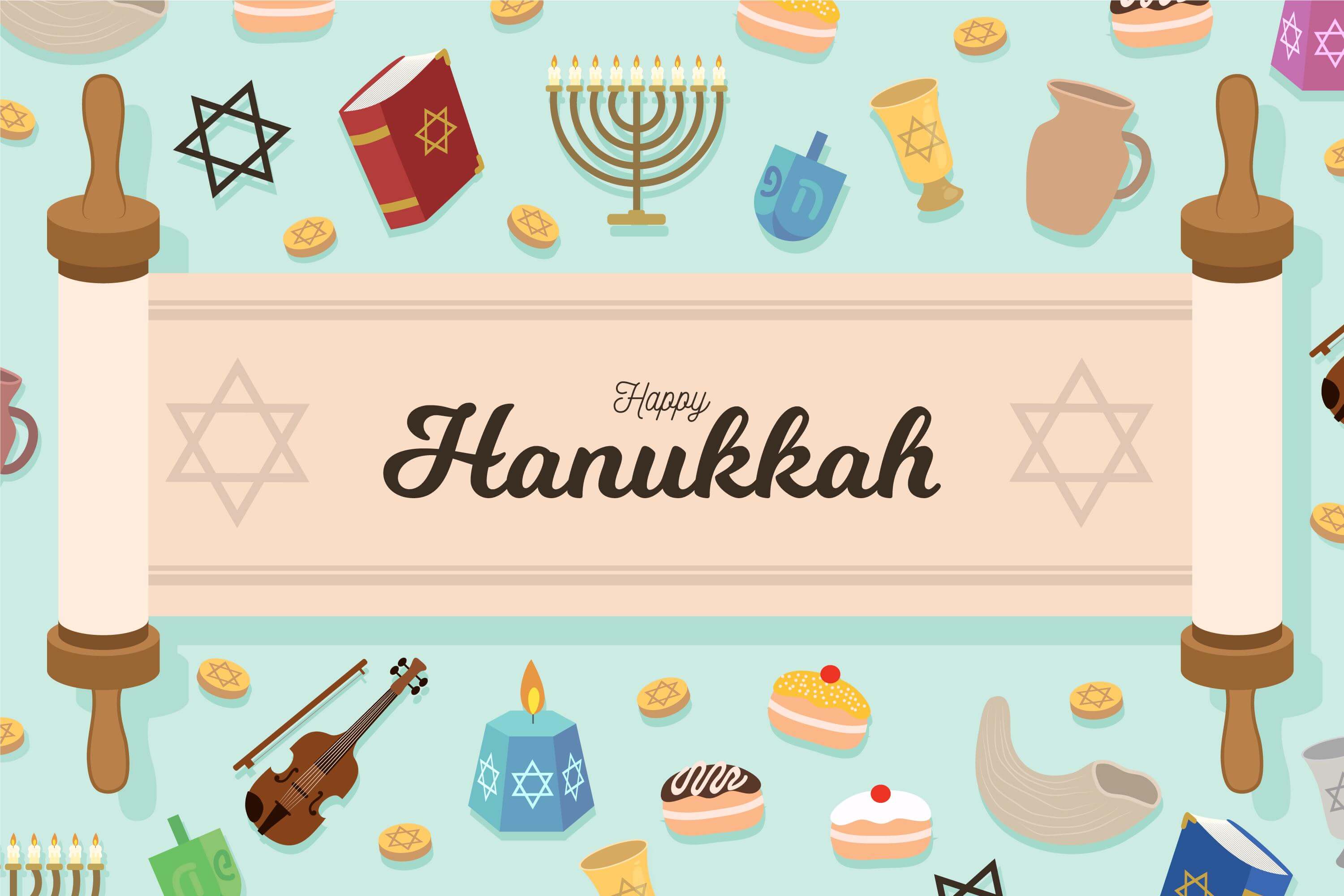 hanukkah social media posts