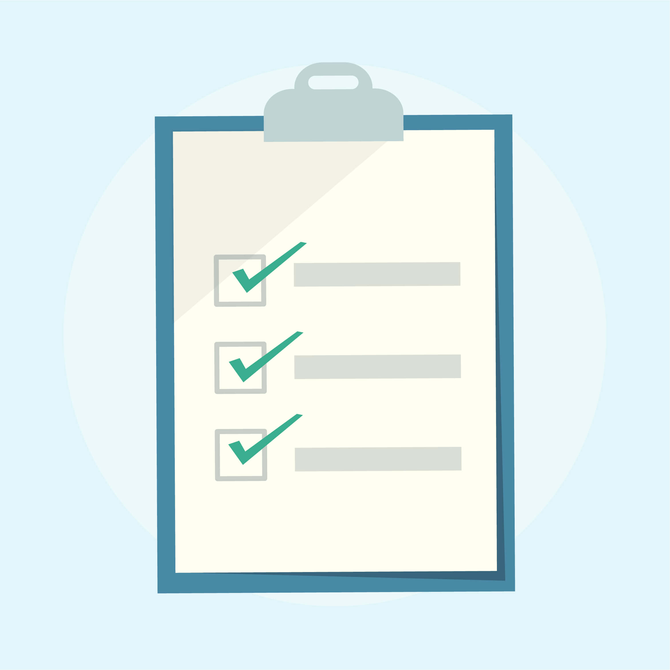 weekly checklist