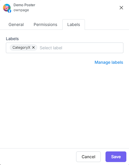 Permission Settings and Label Logic