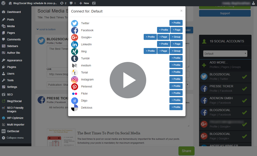 Social Media Auto-Posting