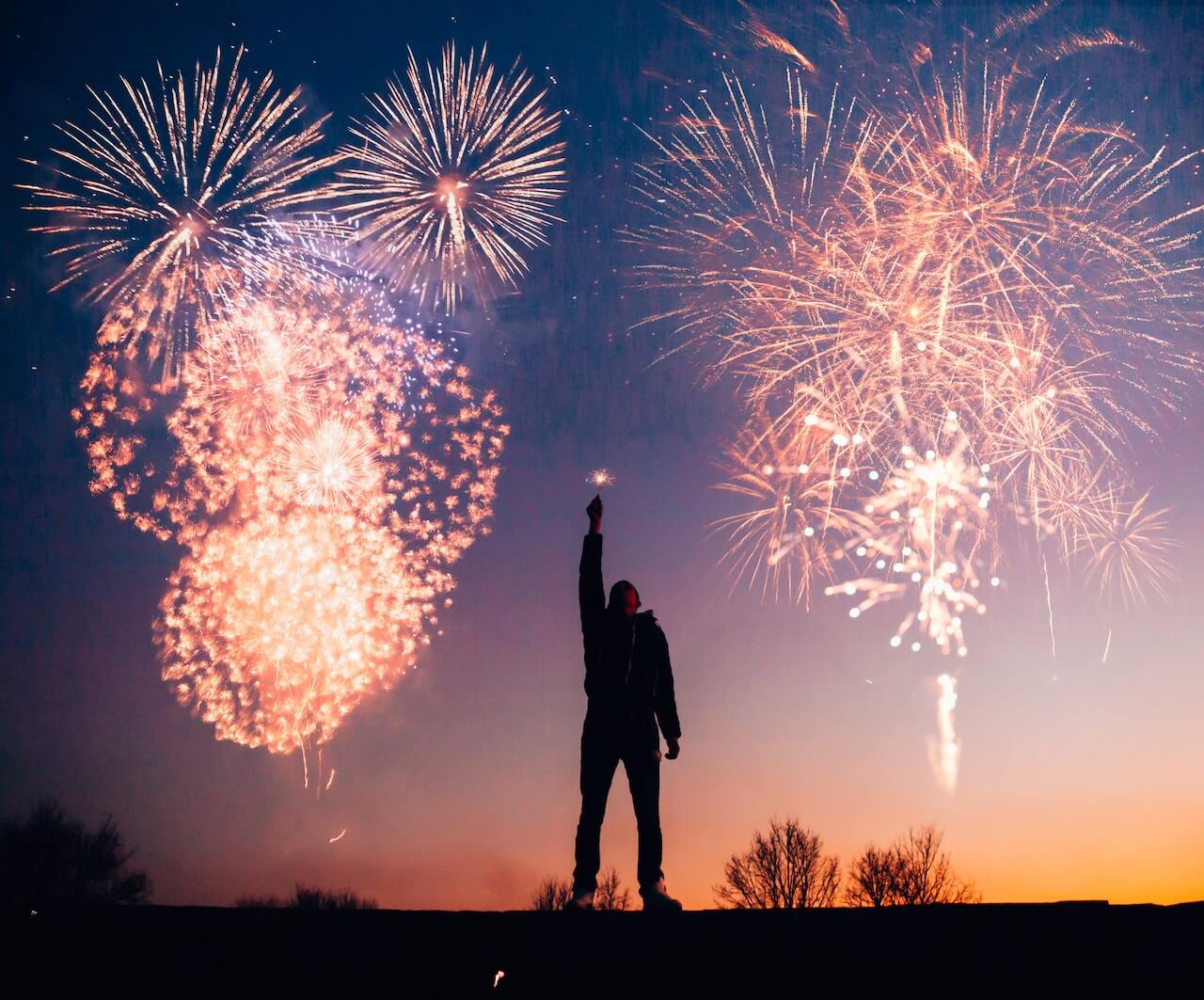 ideas de contenido de redes sociales para el año nuevo