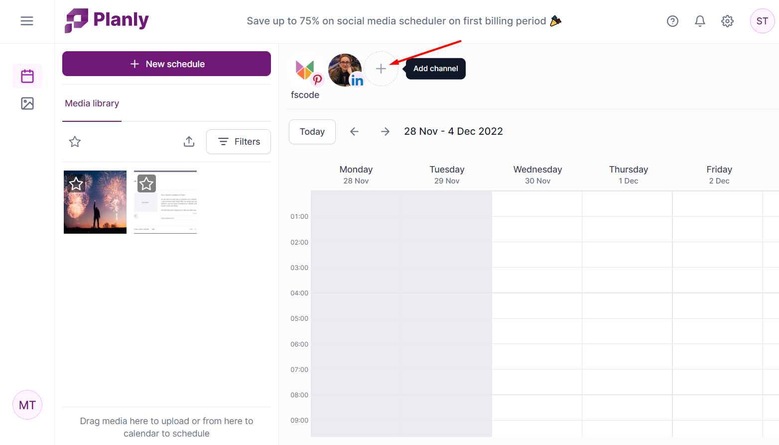 planly social media scheduler
