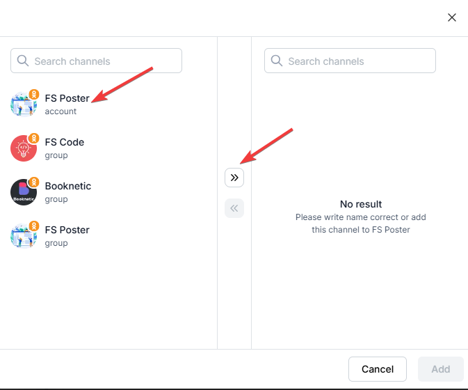 How to add an Odnoklassniki account to the FS Poster