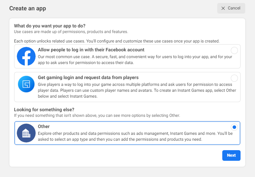 Facebook App