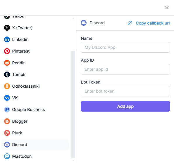 How to add a Discord account to the FS Poster Plugin