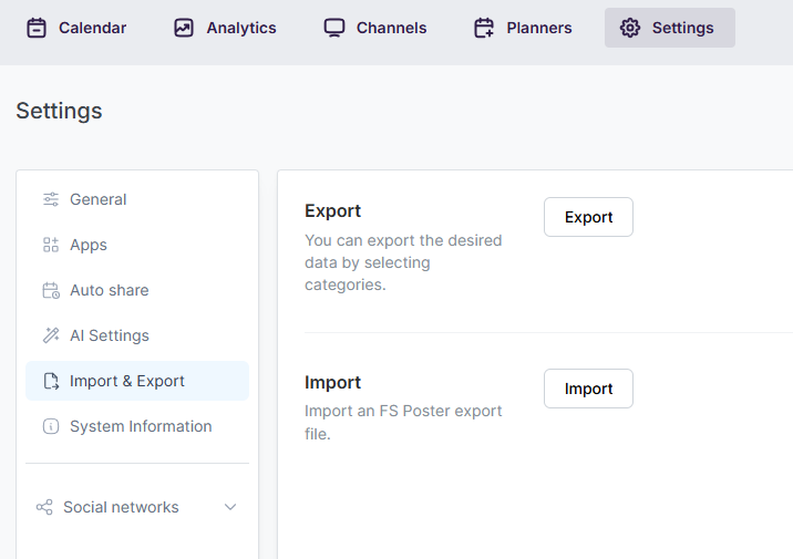 Export FS Poster Plugin