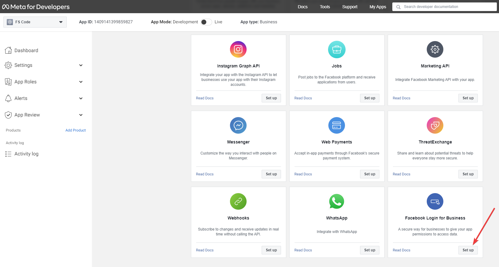 Añade una cuenta de Facebook utilizando el método de la aplicación personal