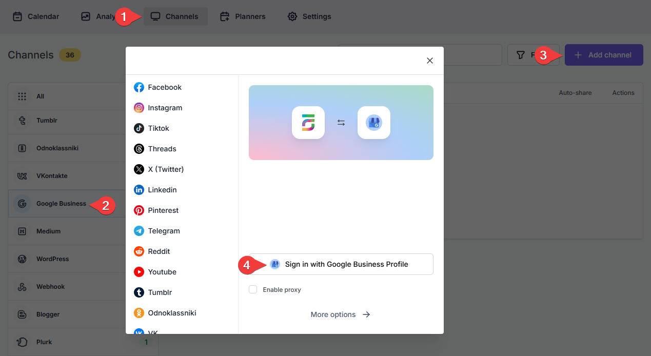 How to auto-post on Google Business Profile locations using FS Poster