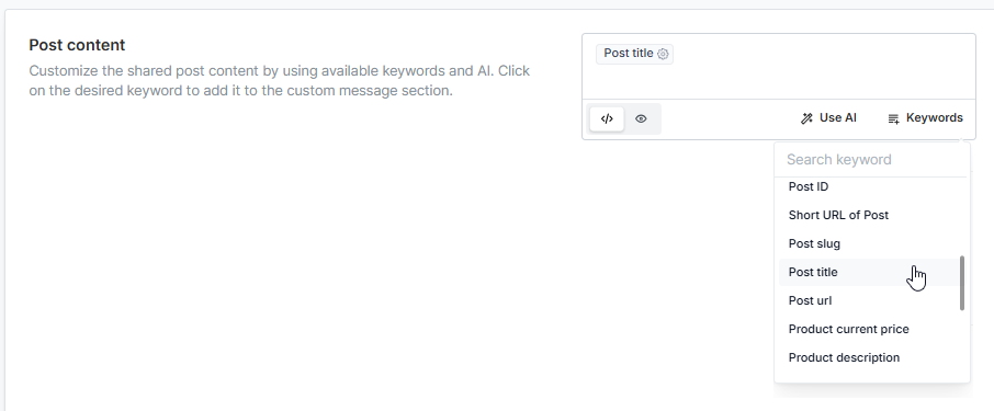Keywords