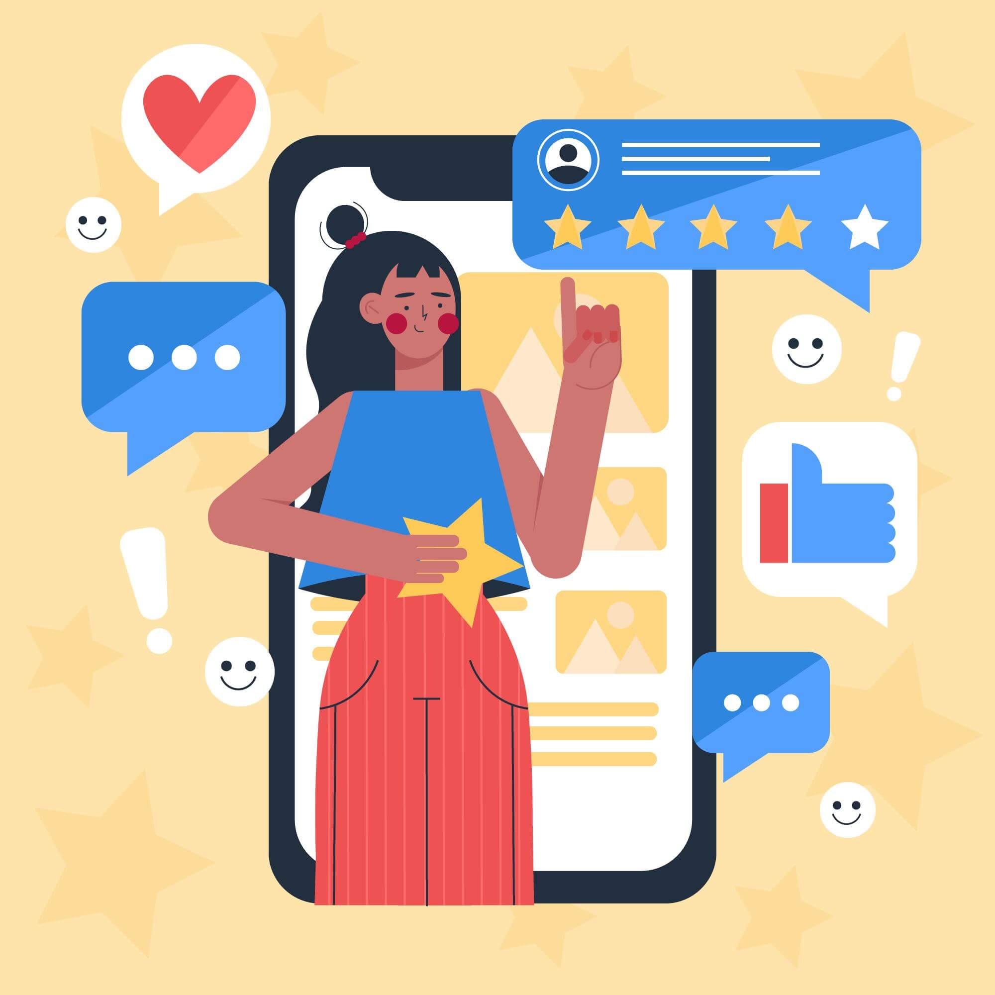 /aumentar las reseñas de la página de Facebook