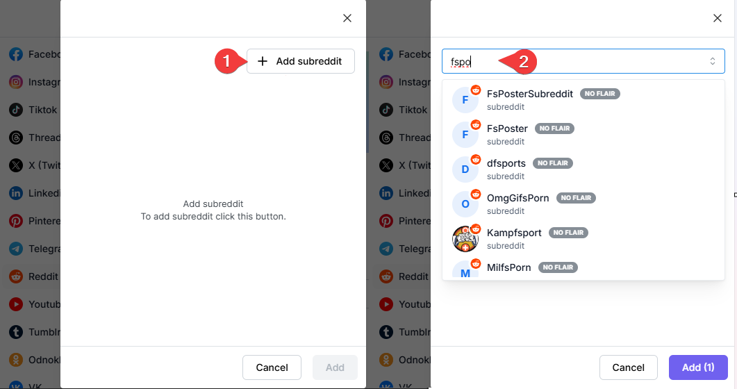 How to add a Reddit account to the FS Poster Plugin