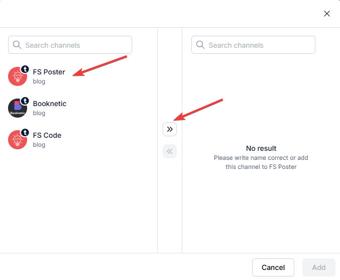 How to add a Tumblr account to the FS Poster