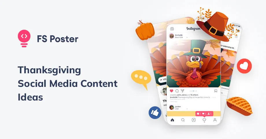 Ideas de contenido para redes sociales en Acción de Gracias en 2022: Ideas de publicaciones para cada plataforma