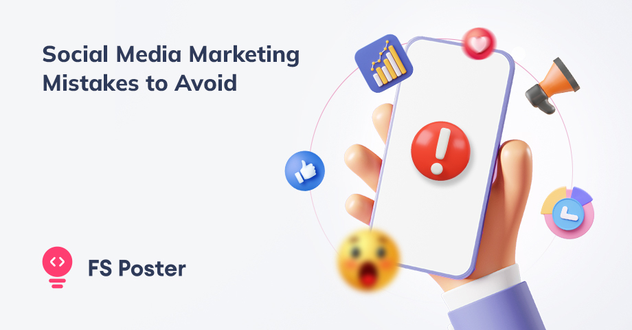 13 errores comunes de marketing en redes sociales que debes evitar