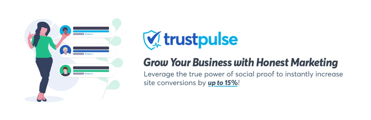 إضافة TrustPulse لإشعارات الإثبات الاجتماعي