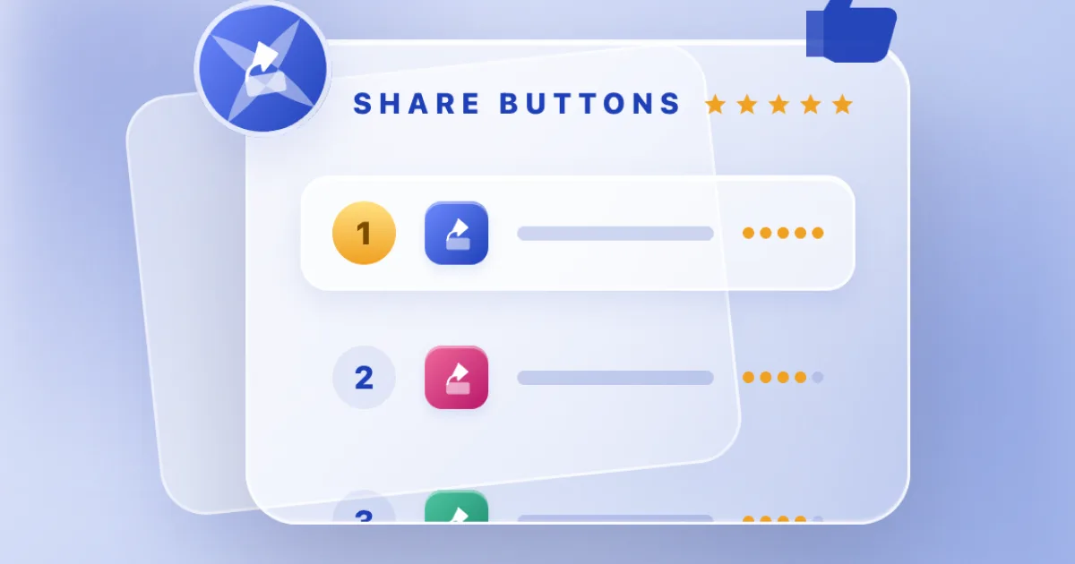 6 Best WordPress Social Share Buttons Plugins (2026 Reviewed & Compared)