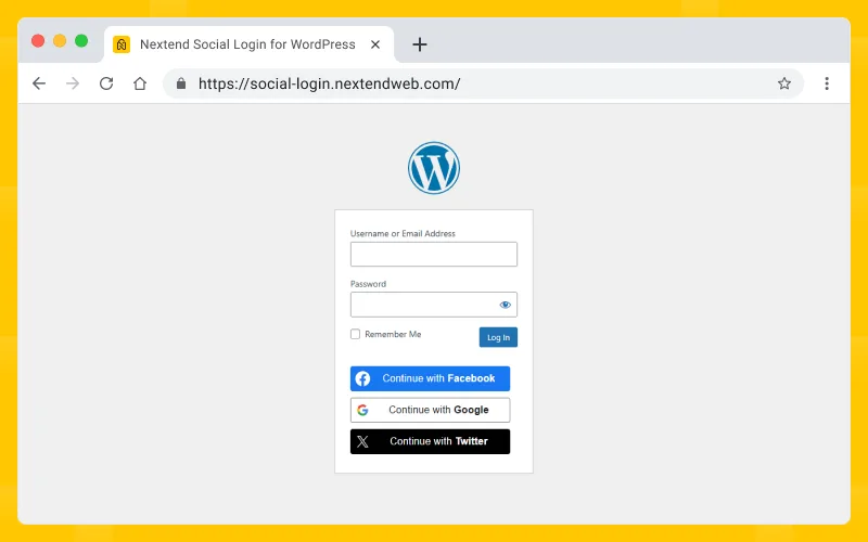 11. Nextend Social Login Pro Addon: best Sign in with LinkedIn for membership sites screenshot