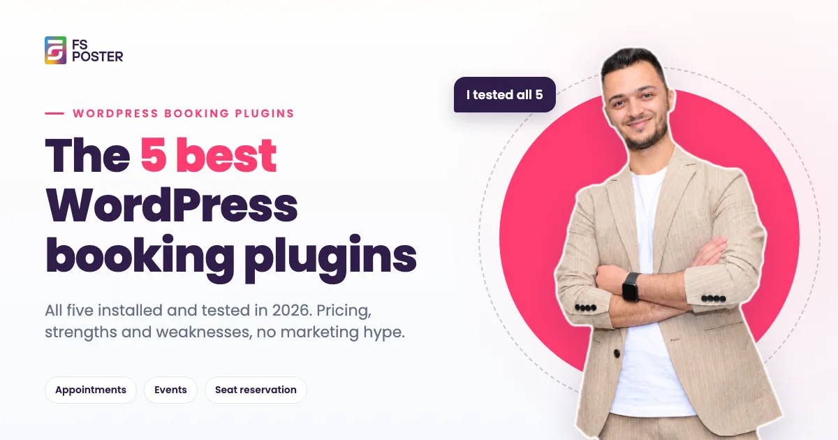 5 Best WordPress Booking Plugins in 2026