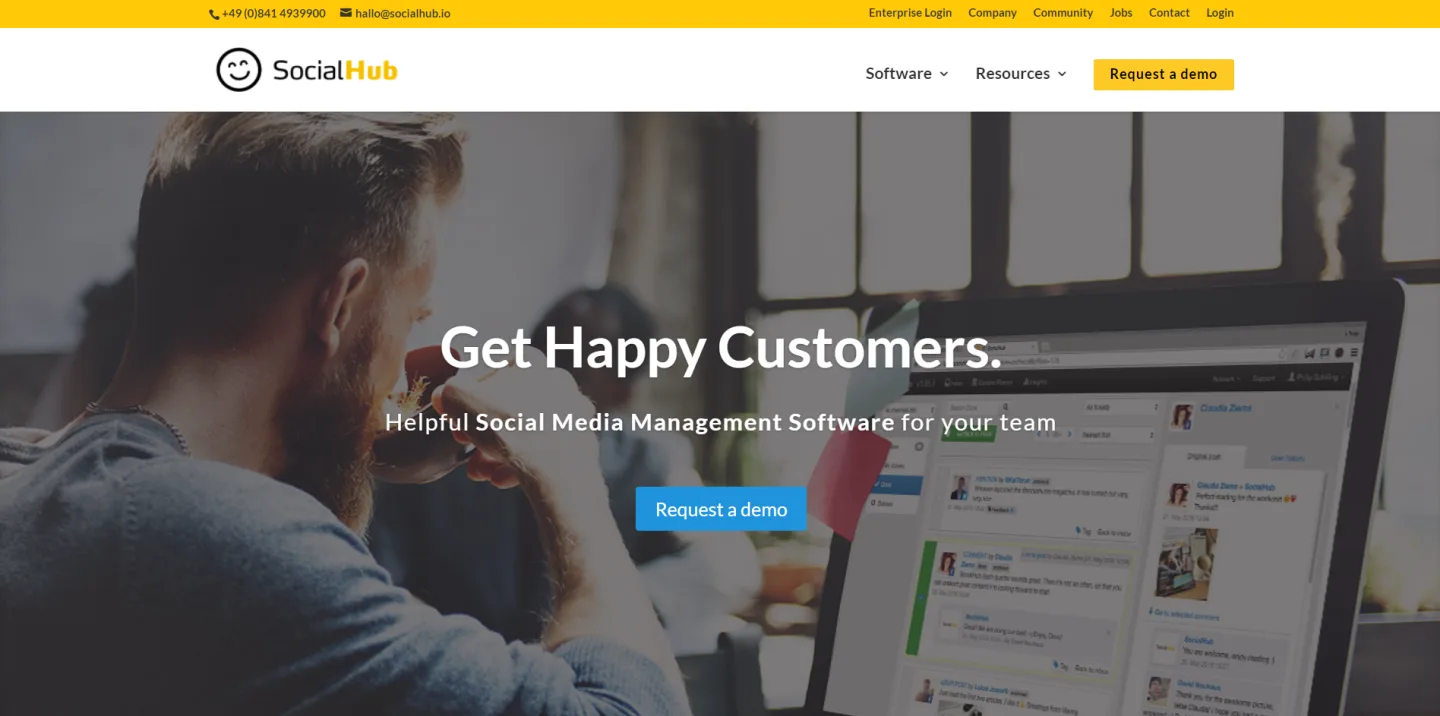 Social Hub publishing dashboard with RSS automation