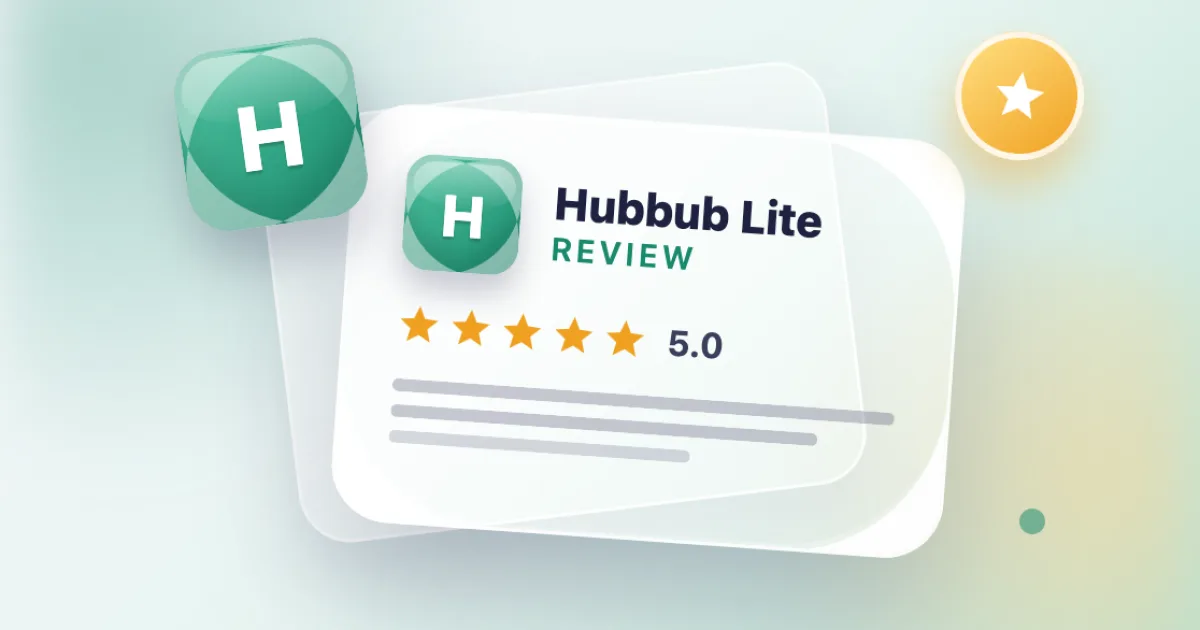 Hubbb Hubbub Lite Review (2026): Features, Pricing, Pros & Cons