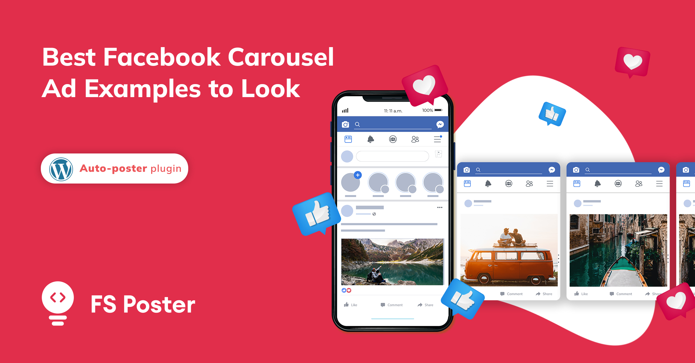 Mejores ejemplos de anuncios en carrusel de Facebook para observar en 2023