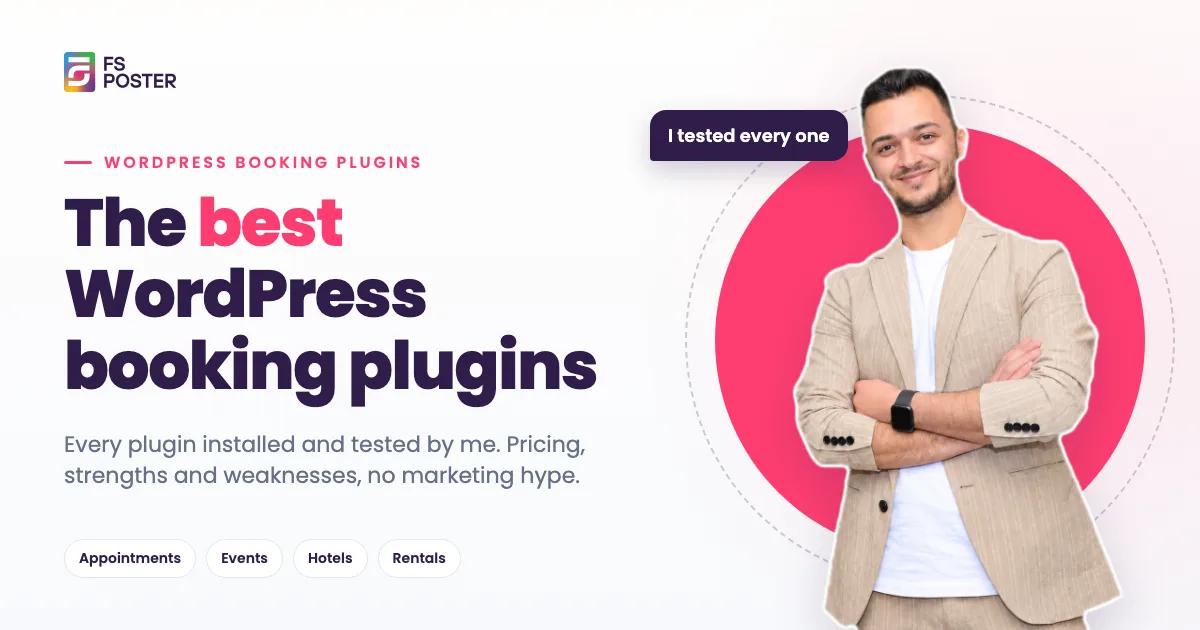7 Best WordPress Booking Plugins in 2026: My Test Results