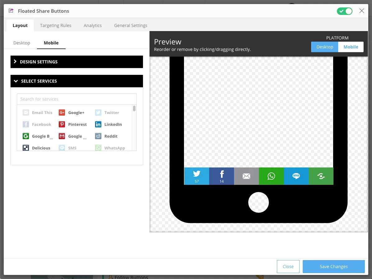 Shareaholic Share Buttons for Images — official vendor screenshot