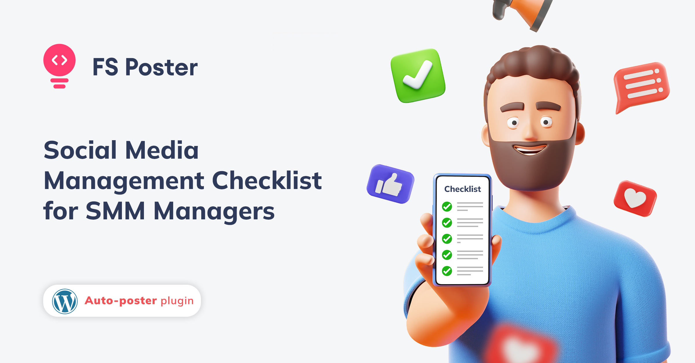 Social Media Management Checklist for SMM Managers